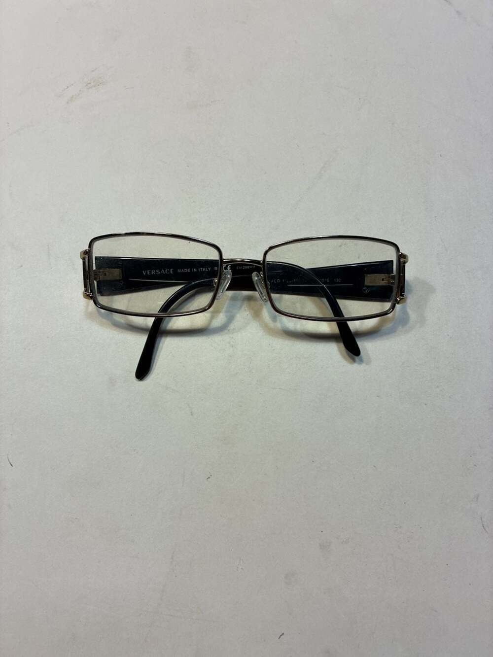 FRAMES Versace MOD 1163-B Rectangular Eyeglasses with Medusa Logo Temple